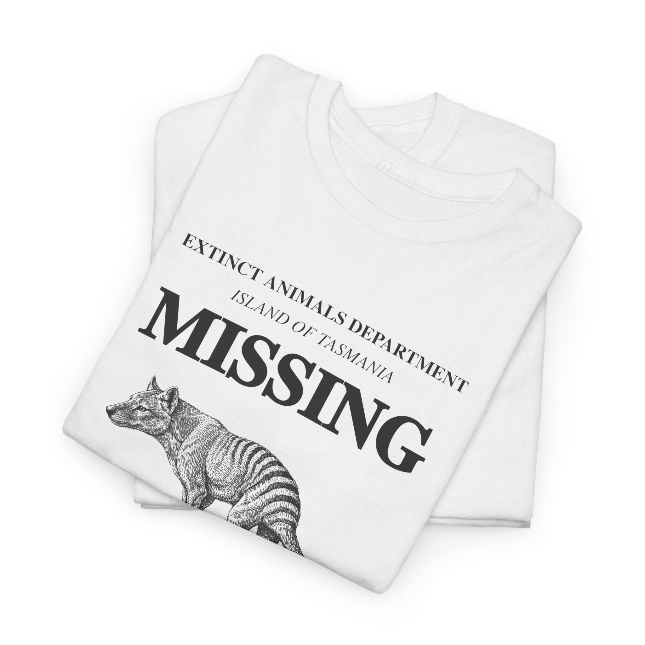 Missing Pet Tasmanian Tiger Thylacine T-Shirt