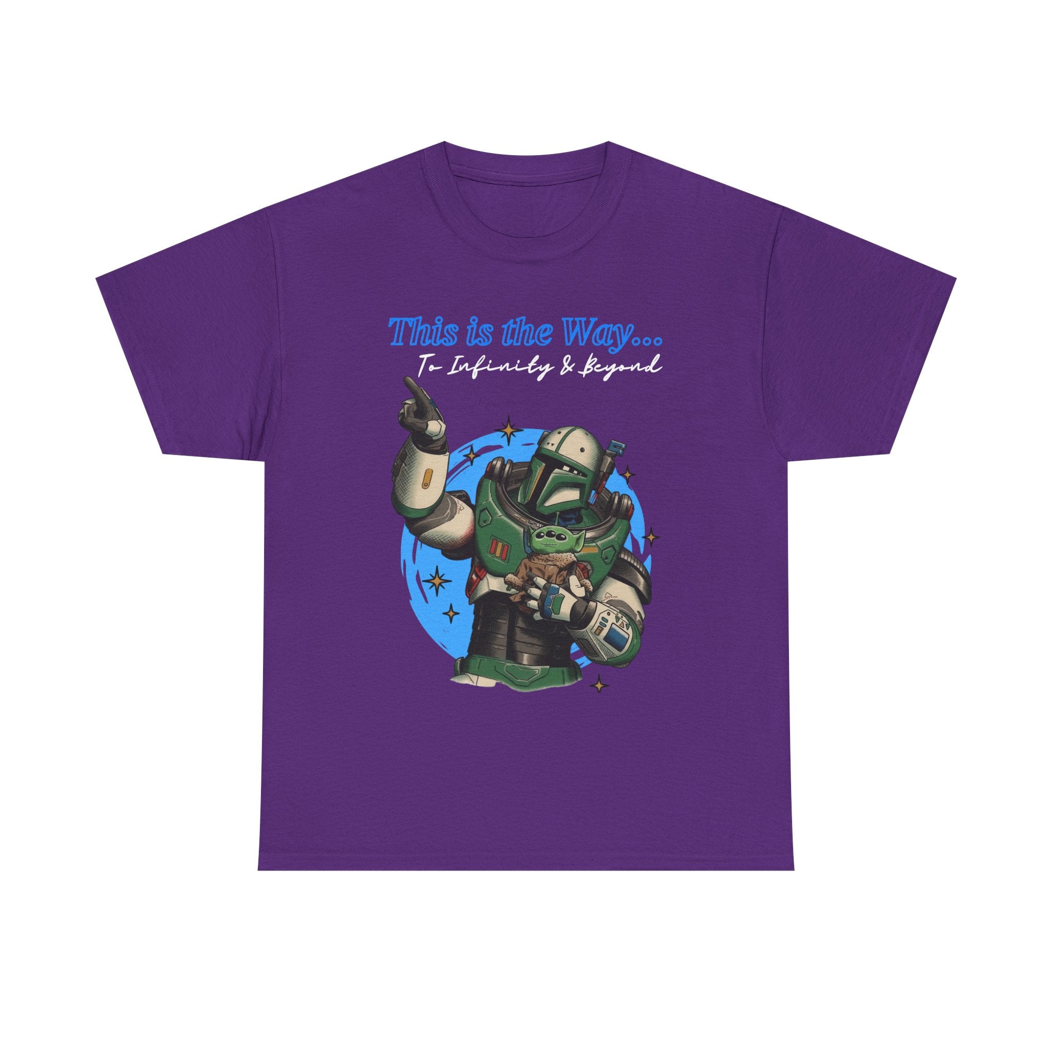 This is the Way, to infinity and beyond, Mando & Baby Yoda, Star War Gift, scifi parody shirt, Vintage Star Wars Meme Shirt