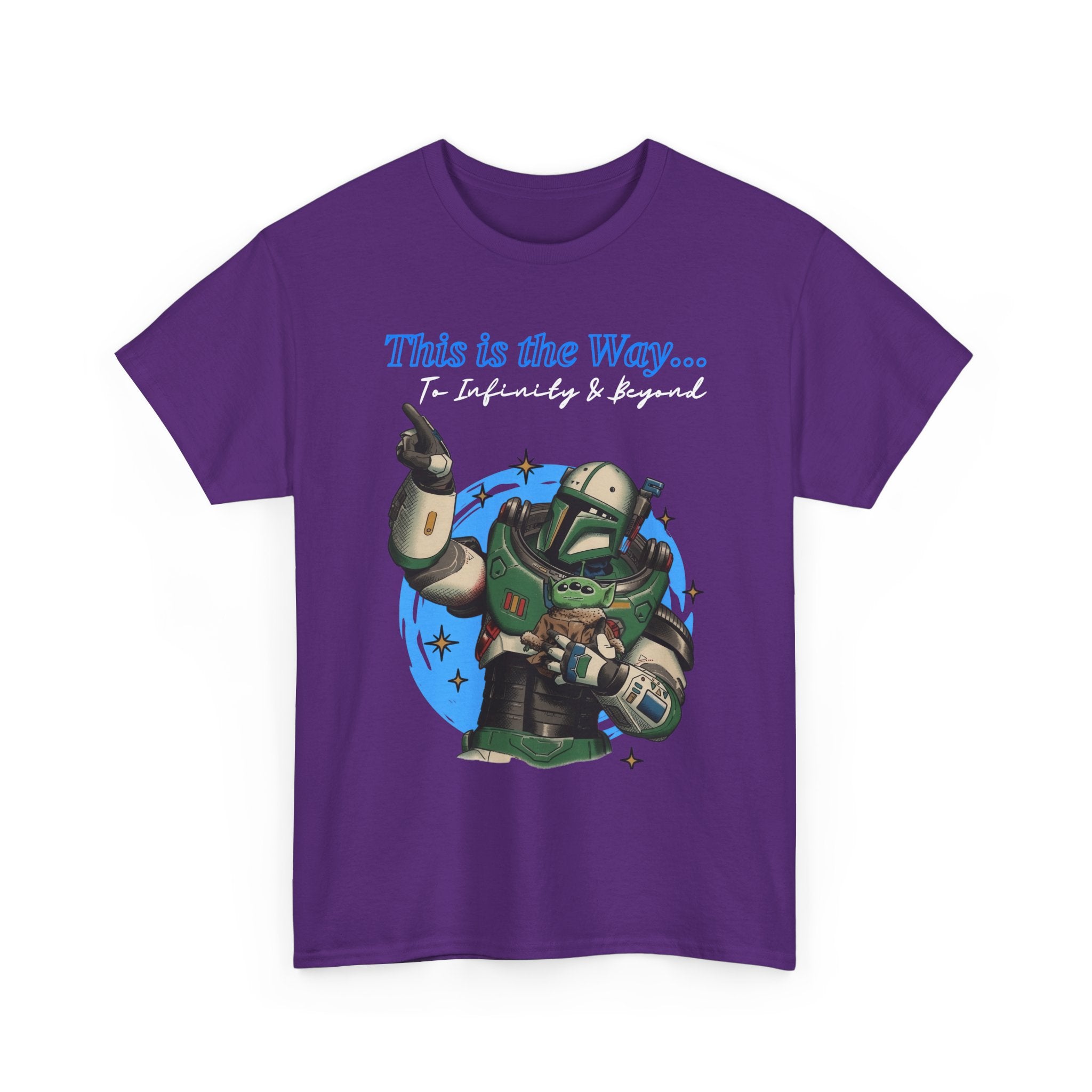 This is the Way, to infinity and beyond, Mando & Baby Yoda, Star War Gift, scifi parody shirt, Vintage Star Wars Meme Shirt