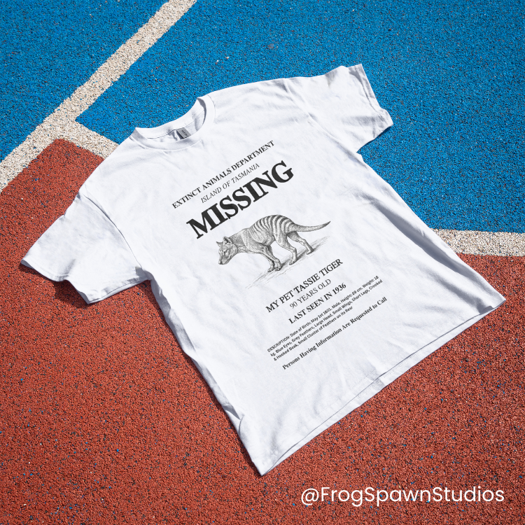 Missing Pet Tasmanian Tiger Thylacine T-Shirt